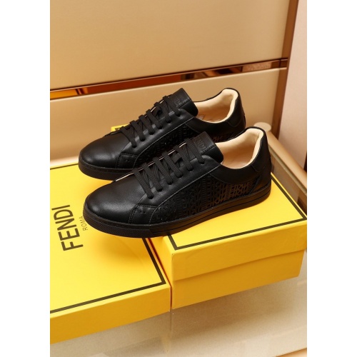 Replica Fendi Casual Shoes For Men #877518 $85.00 USD for Wholesale