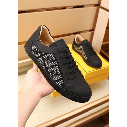 Replica Fendi Casual Shoes For Men #877520 $85.00 USD for Wholesale