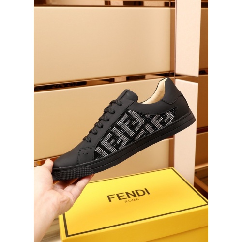 Replica Fendi Casual Shoes For Men #877520 $85.00 USD for Wholesale