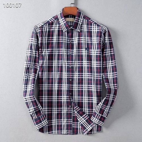 Burberry Shirts Long Sleeved For Men #877523 $39.00 USD, Wholesale Replica Burberry Shirts