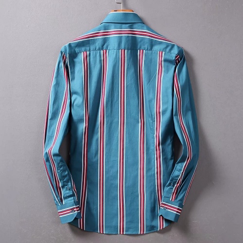 Replica Burberry Shirts Long Sleeved For Men #877563 $38.00 USD for Wholesale
