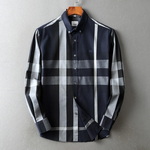 Burberry Shirts Long Sleeved For Men #877586 $38.00 USD, Wholesale Replica Burberry Shirts