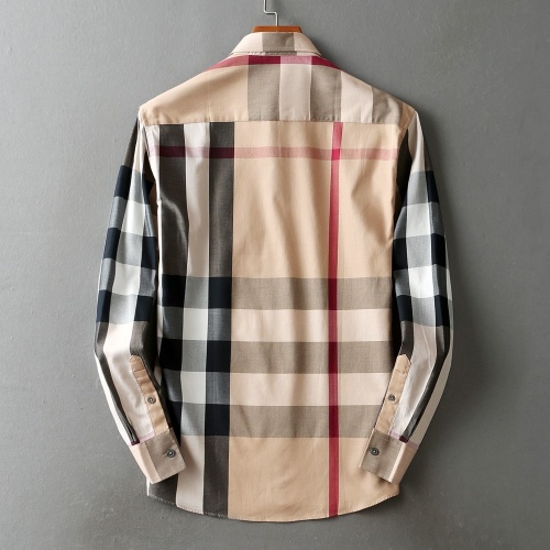 Replica Burberry Shirts Long Sleeved For Men #877643 $39.00 USD for Wholesale