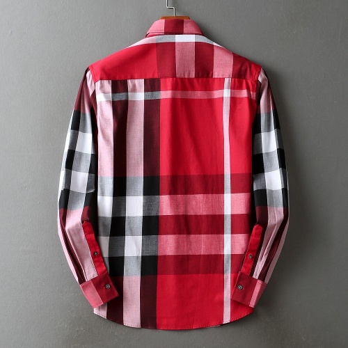 Replica Burberry Shirts Long Sleeved For Men #877645 $39.00 USD for Wholesale
