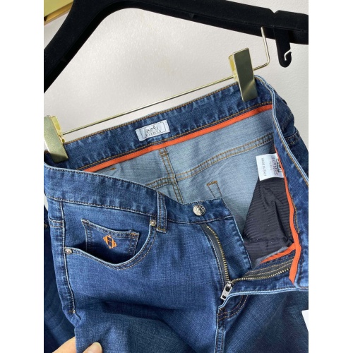 Replica Hermes Jeans For Men #877669 $49.00 USD for Wholesale