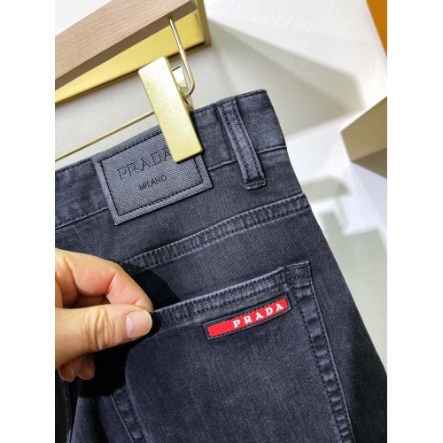 Replica Prada Jeans For Men #877675 $49.00 USD for Wholesale