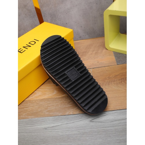 Replica Fendi Slippers For Men #877705 $52.00 USD for Wholesale