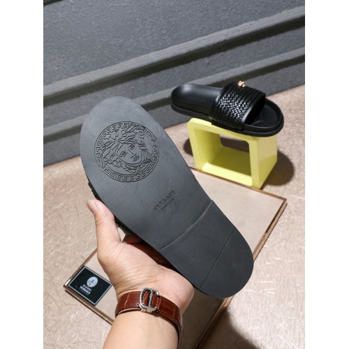 Replica Versace Slippers For Men #877711 $52.00 USD for Wholesale