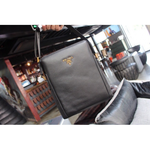 Replica Prada AAA Man Messenger Bags #877902 $100.00 USD for Wholesale
