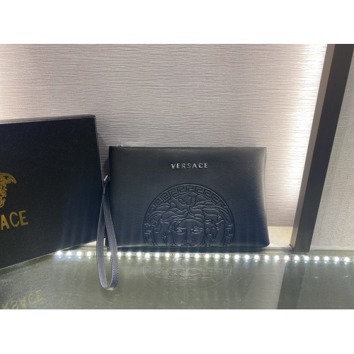 Replica Versace AAA Man Wallets #877913 $72.00 USD for Wholesale