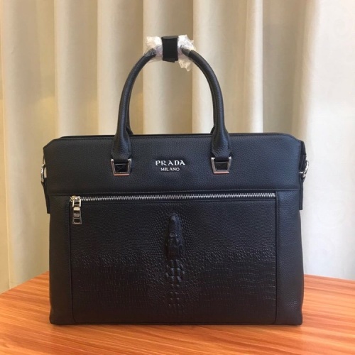 Prada AAA Man Handbags #877976 $118.00 USD, Wholesale Replica Prada AAA Man Handbags
