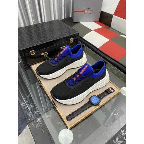Replica Prada Casual Shoes For Men #878280 $88.00 USD for Wholesale
