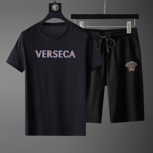 Versace Tracksuits Short Sleeved For Men #878346 $52.00 USD, Wholesale Replica Versace Tracksuits