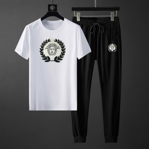 Versace Tracksuits Short Sleeved For Men #878365 $64.00 USD, Wholesale Replica Versace Tracksuits