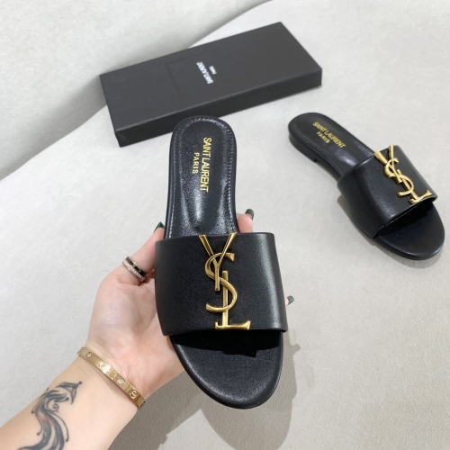 Replica Yves Saint Laurent YSL Slippers For Women #878410 $80.00 USD for Wholesale