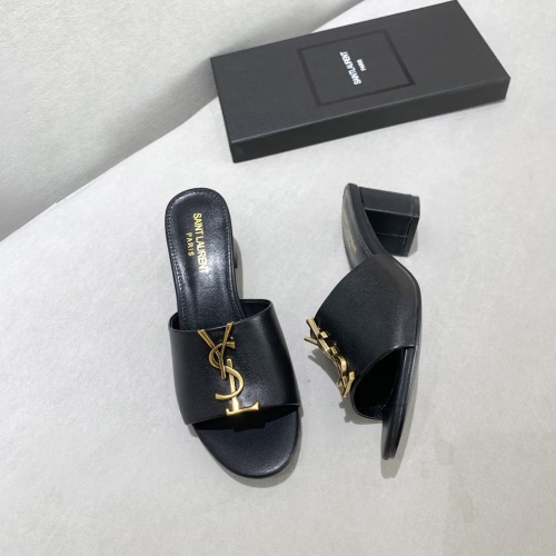 Replica Yves Saint Laurent YSL Slippers For Women #878424 $82.00 USD for Wholesale
