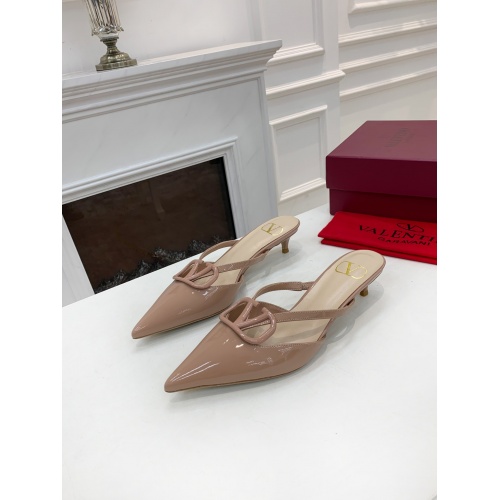 Replica Valentino Slippers For Women #878433 $76.00 USD for Wholesale