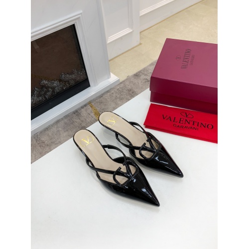 Replica Valentino Slippers For Women #878435 $76.00 USD for Wholesale
