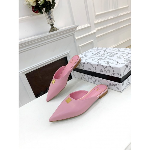 Valentino Slippers For Women #878444 $76.00 USD, Wholesale Replica Valentino Slippers