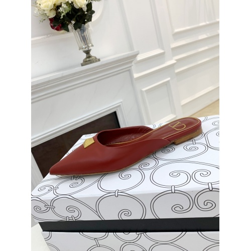 Replica Valentino Slippers For Women #878445 $76.00 USD for Wholesale