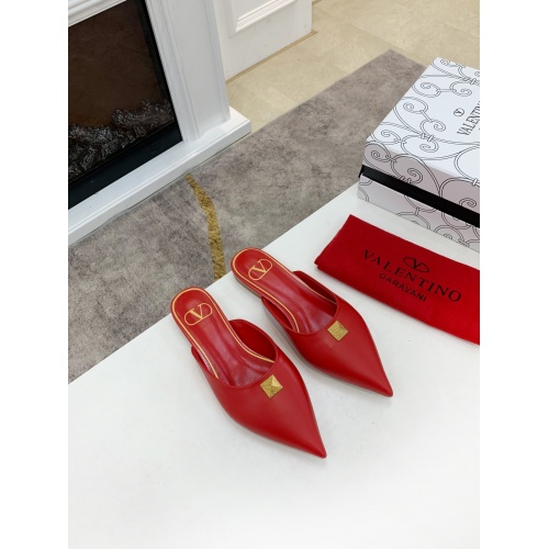 Replica Valentino Slippers For Women #878446 $76.00 USD for Wholesale