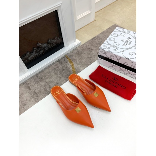 Replica Valentino Slippers For Women #878448 $76.00 USD for Wholesale