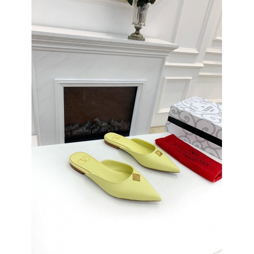 Replica Valentino Slippers For Women #878449 $76.00 USD for Wholesale
