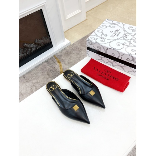 Replica Valentino Slippers For Women #878453 $76.00 USD for Wholesale