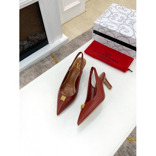 Replica Valentino High-Heeled Shoes For Women #878462 $82.00 USD for Wholesale