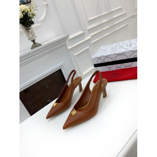 Valentino High-Heeled Shoes For Women #878463 $82.00 USD, Wholesale Replica Valentino High-Heeled Shoes