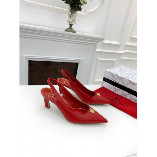 Replica Valentino High-Heeled Shoes For Women #878464 $82.00 USD for Wholesale