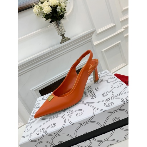 Replica Valentino High-Heeled Shoes For Women #878465 $82.00 USD for Wholesale