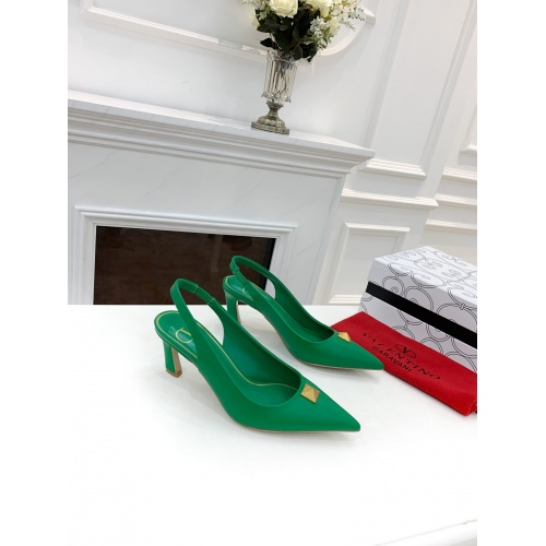 Replica Valentino High-Heeled Shoes For Women #878467 $82.00 USD for Wholesale