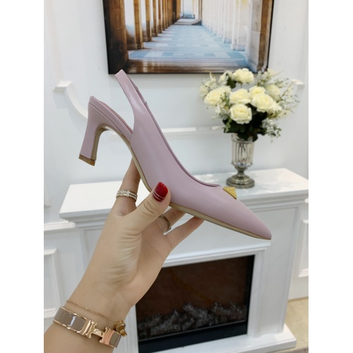 Replica Valentino High-Heeled Shoes For Women #878470 $82.00 USD for Wholesale