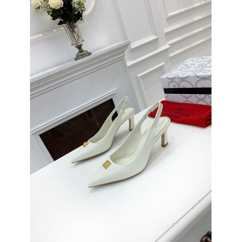 Valentino High-Heeled Shoes For Women #878474 $82.00 USD, Wholesale Replica Valentino High-Heeled Shoes