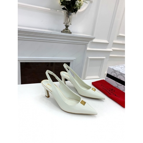 Replica Valentino High-Heeled Shoes For Women #878474 $82.00 USD for Wholesale