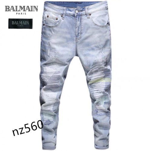 Balmain Jeans For Men #878728 $49.00 USD, Wholesale Replica Balmain Jeans