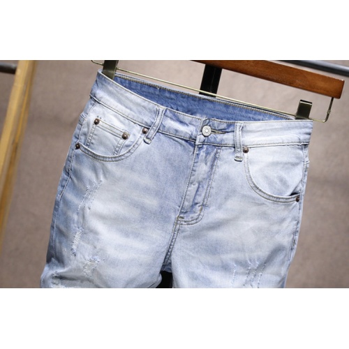 Replica Balmain Jeans For Men #878728 $49.00 USD for Wholesale