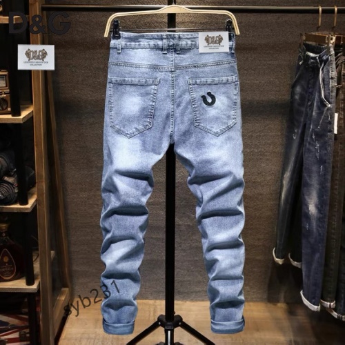 Replica Dolce & Gabbana D&G Jeans For Men #878752 $49.00 USD for Wholesale
