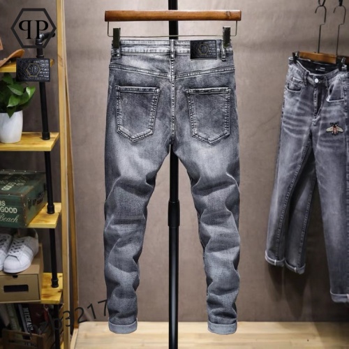 Replica Philipp Plein PP Jeans For Men #878756 $49.00 USD for Wholesale
