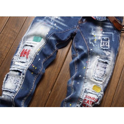 Replica Dsquared Jeans For Men #878758 $49.00 USD for Wholesale