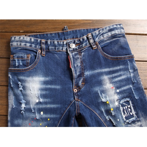 Replica Dsquared Jeans For Men #878758 $49.00 USD for Wholesale