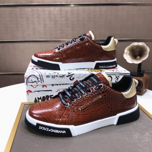 Replica Dolce & Gabbana D&G Casual Shoes For Men #878847 $82.00 USD for Wholesale
