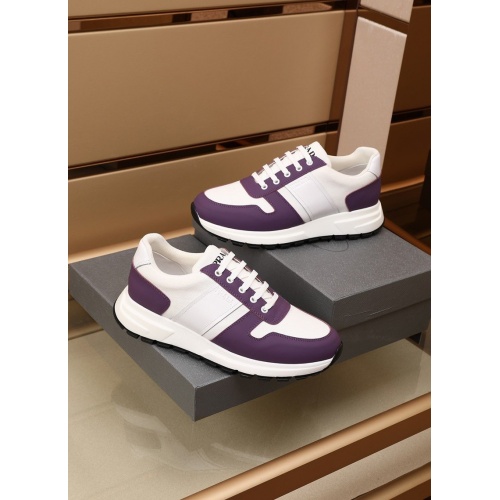 Replica Prada Casual Shoes For Men #878913 $85.00 USD for Wholesale