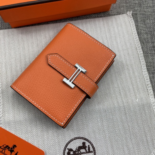 Hermes AAA Quality Wallets For Women #878980 $42.00 USD, Wholesale Replica Hermes AAA Quality Wallets