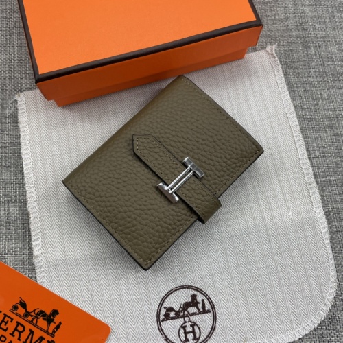 Hermes AAA Quality Wallets For Women #878990 $42.00 USD, Wholesale Replica Hermes AAA Quality Wallets