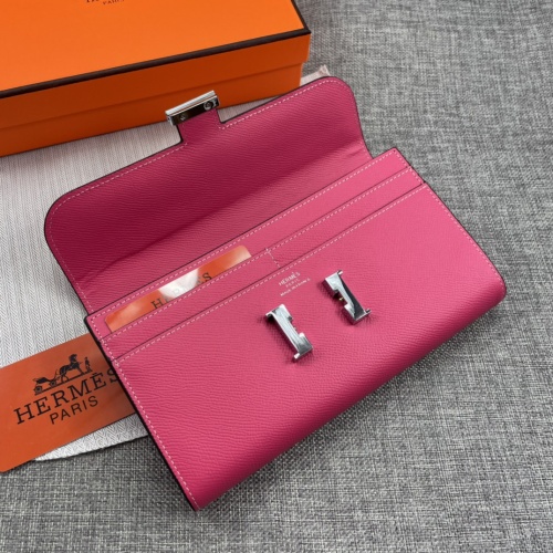 Replica Hermes AAA Quality Wallets For Women #879031 $65.00 USD for Wholesale