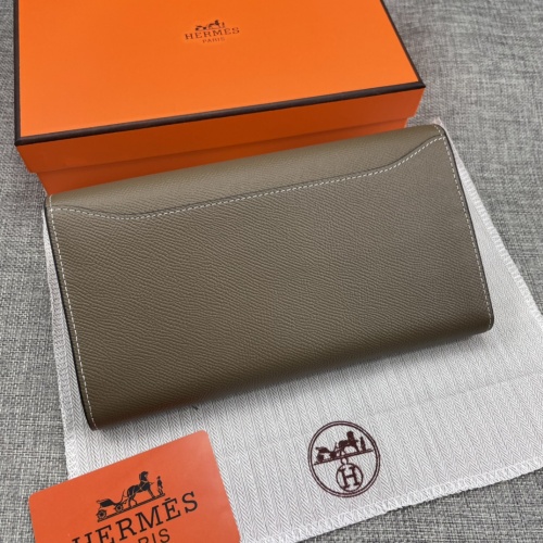 Replica Hermes AAA Quality Wallets For Women #879035 $65.00 USD for Wholesale