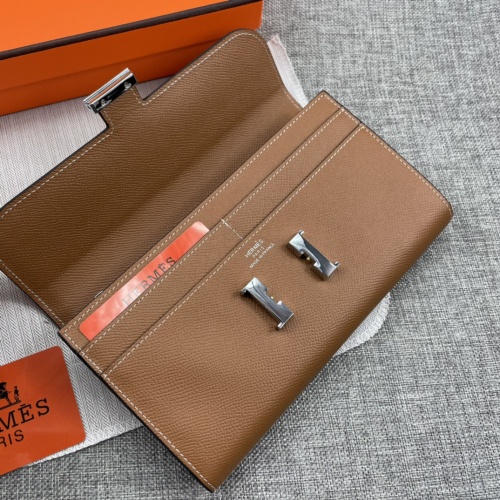 Replica Hermes AAA Quality Wallets For Women #879036 $65.00 USD for Wholesale