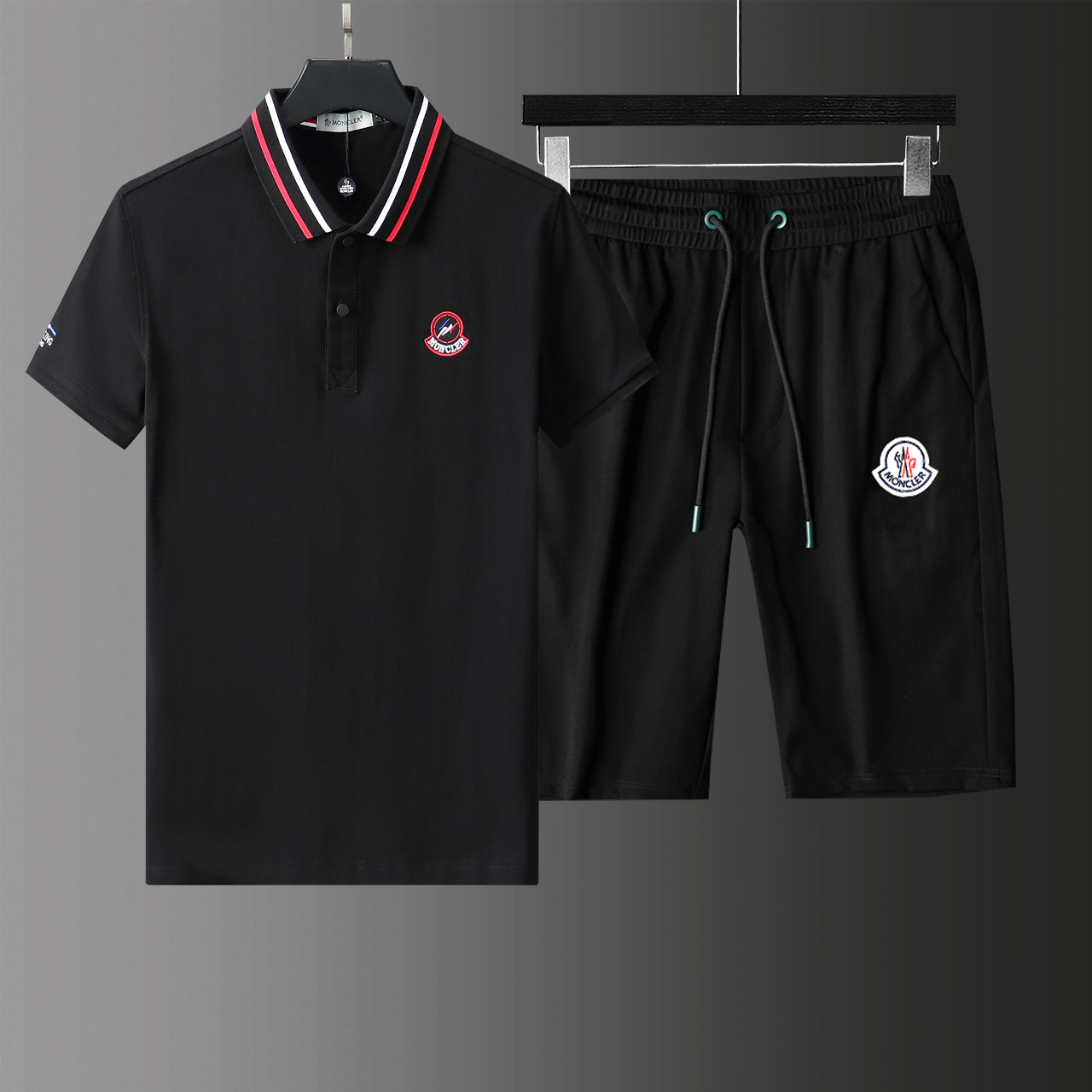 moncler short set men's